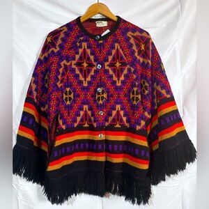 Montgomery Ward Vintage Knit Shall / Poncho